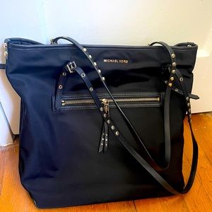 Michael Kors Black Canvas Tote